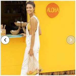 Outerknown Voyage Overalls in Salt